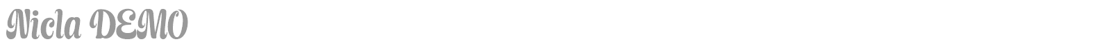 Nicla font preview